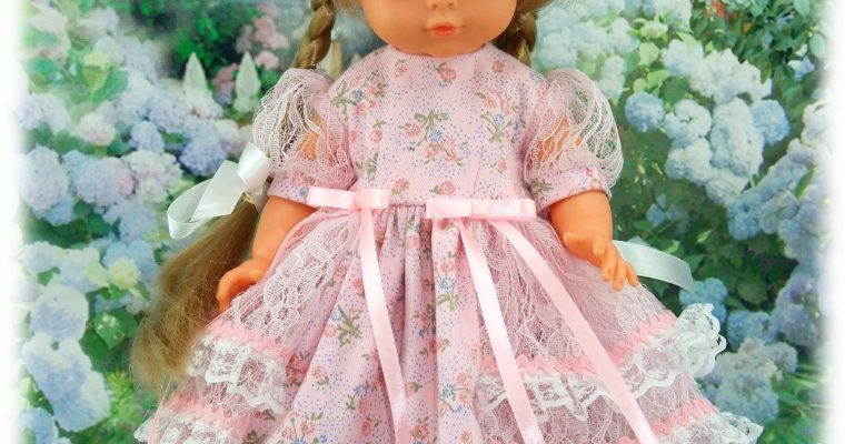 Tenue Eloise pour poupées Little Darling ,Minouche,Corolle, Bella 33-35 cm