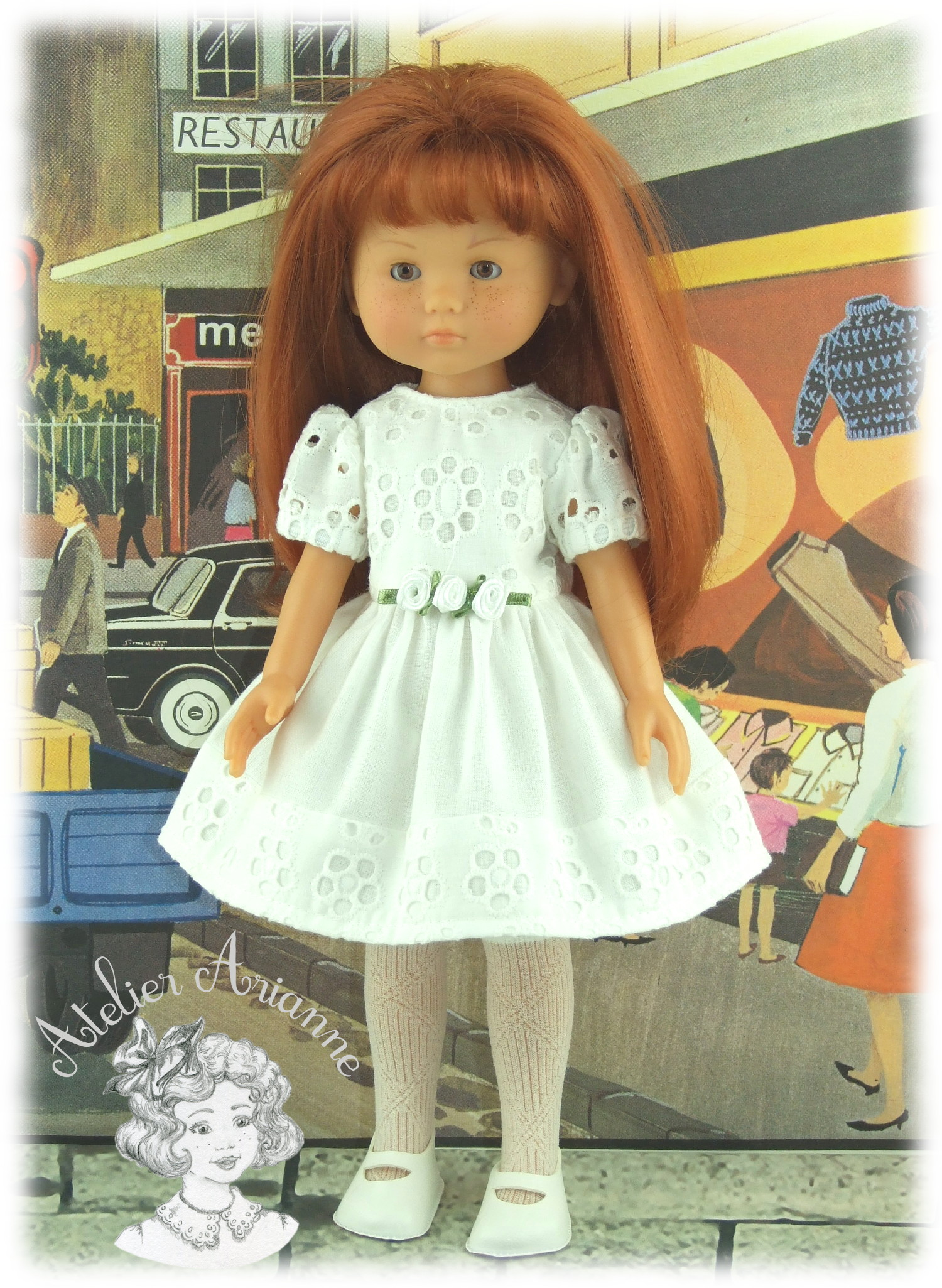 Poupon Corolle Marie Corolle Luxe – Tenue D'époque, Année 1985, 30cm, France