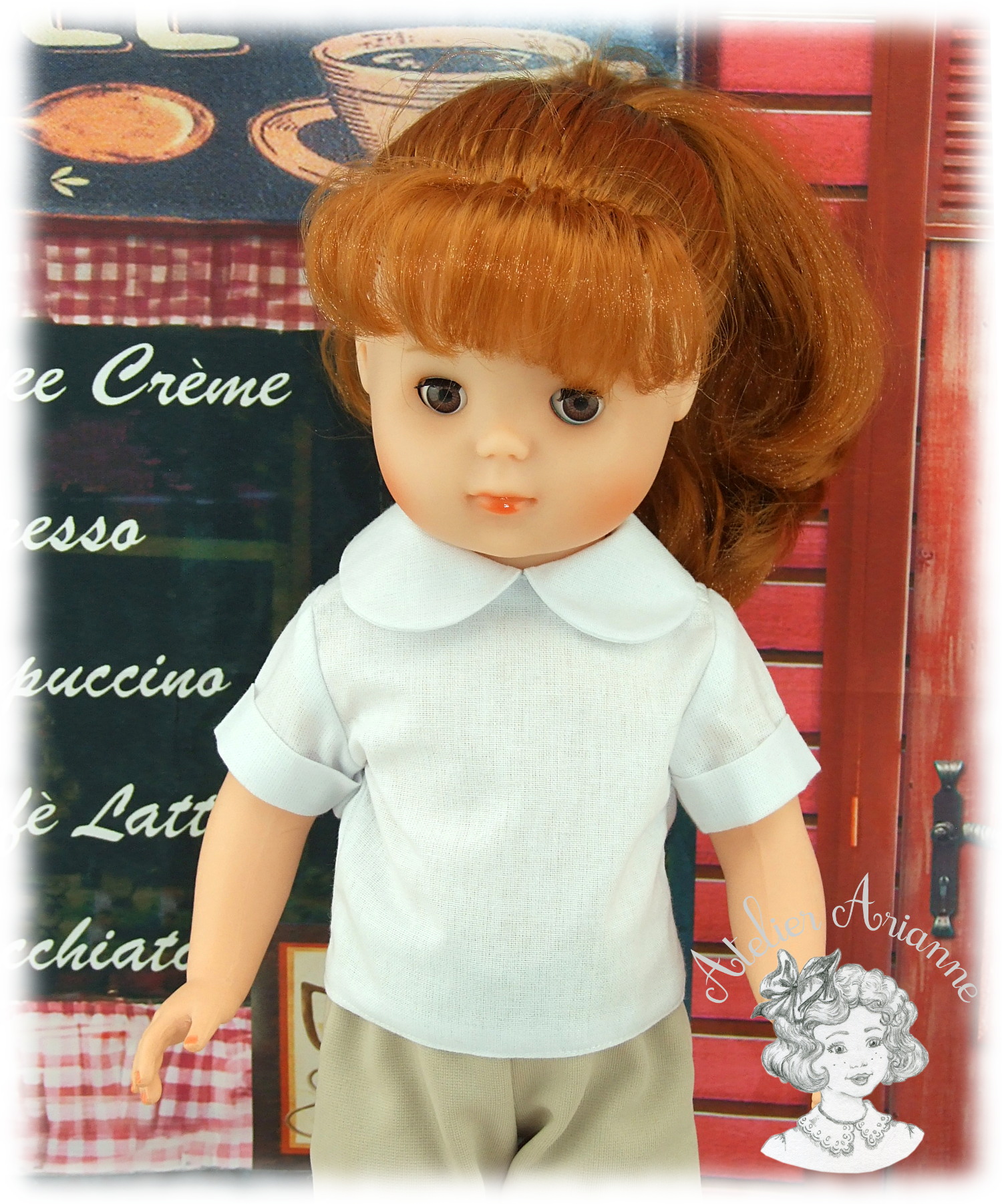 Chemise pour poupées de Modes et Travaux : Françoise, Francette, Louise