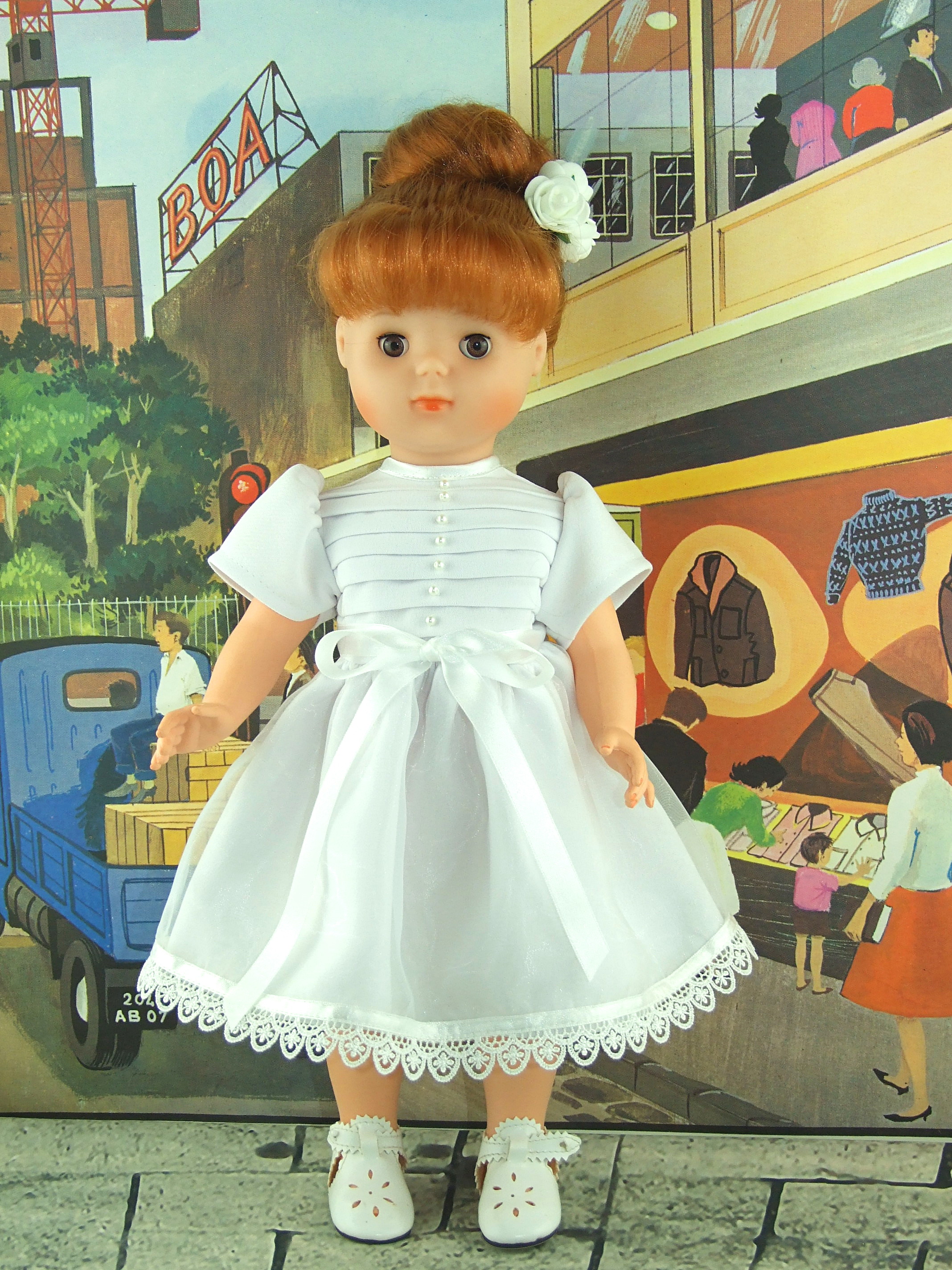 Solange tenue pour poupée Modes et Travaux Elisabeth