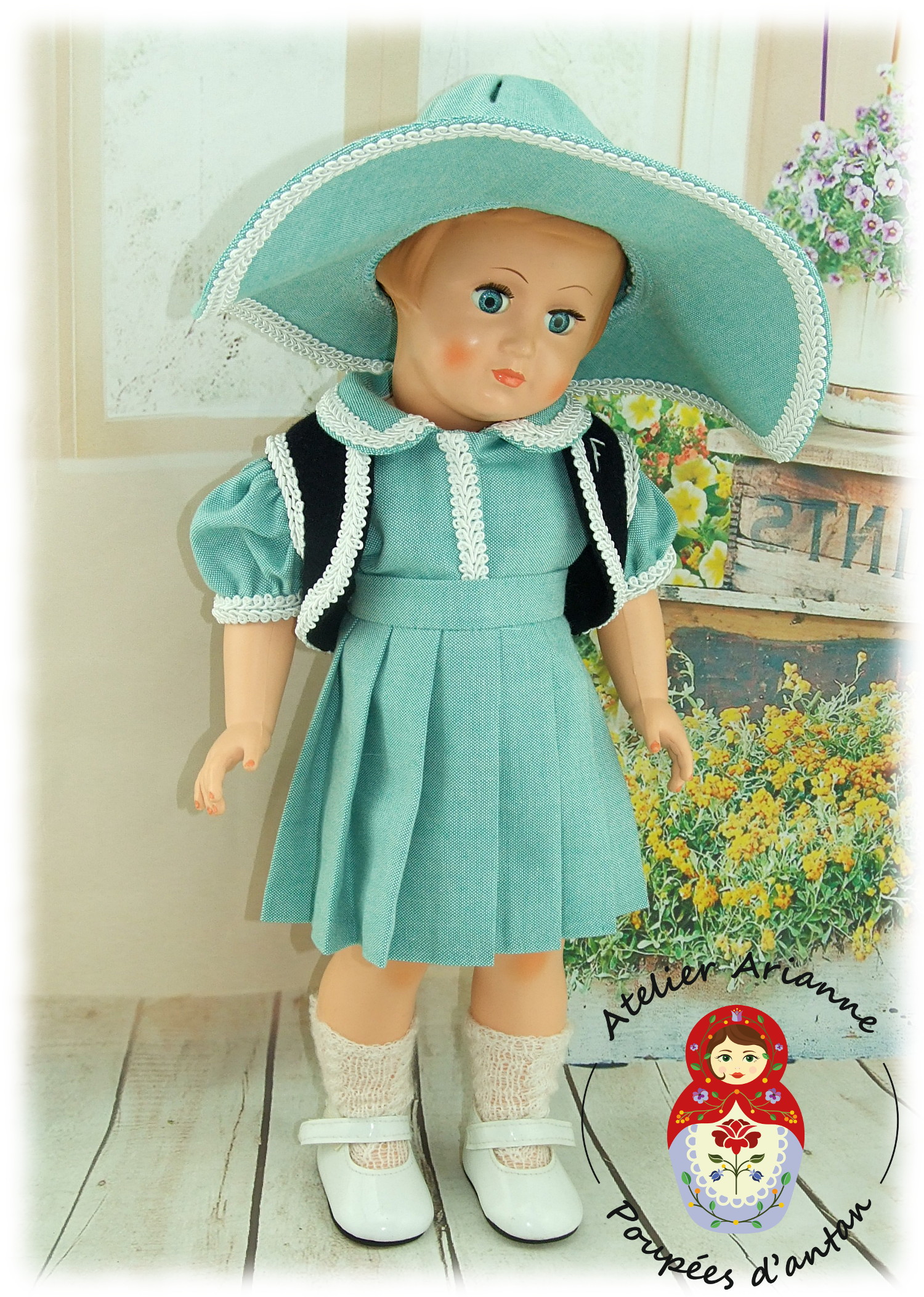 Avril 1951 Tenue Modes et Travaux pour poupée Françoise