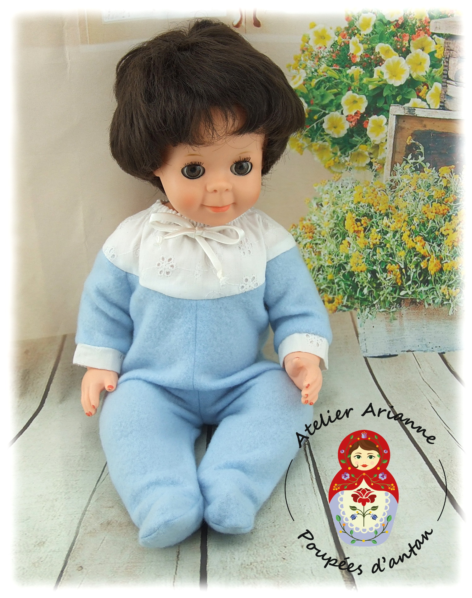 Tenue Octobre 1971 pour poupées Modes et Travaux Michel