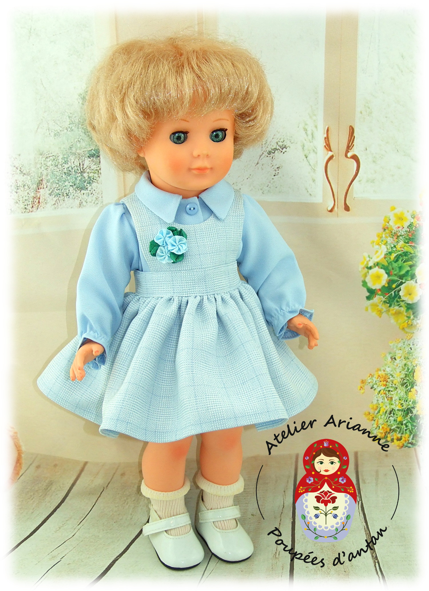 Tenue Mai 1981 pour poupée Marie-Françoise de Modes et Travaux