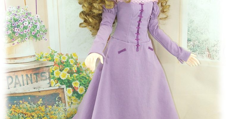 LADY AMALTHEA – reproduction – Tenue exclusive pour poupée BJD 60 cm