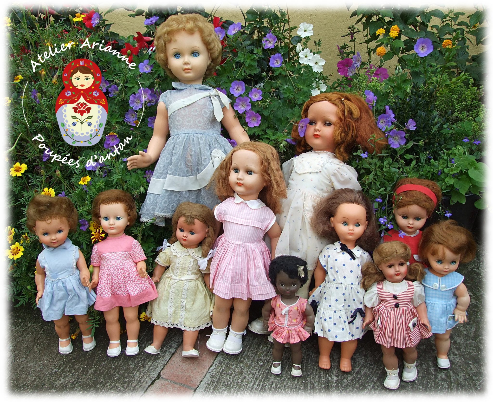 Lot De Poupées Vintage – Bella, Tressie, Cathy Et Une Grande – Occasion