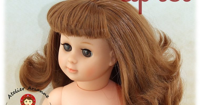 Clinique de poupées: RÉIMPLANTATION DES CHEVEUX D’UNE POUPÉE MARIE-FRANÇOISE DE MODES ET TRAVAUX