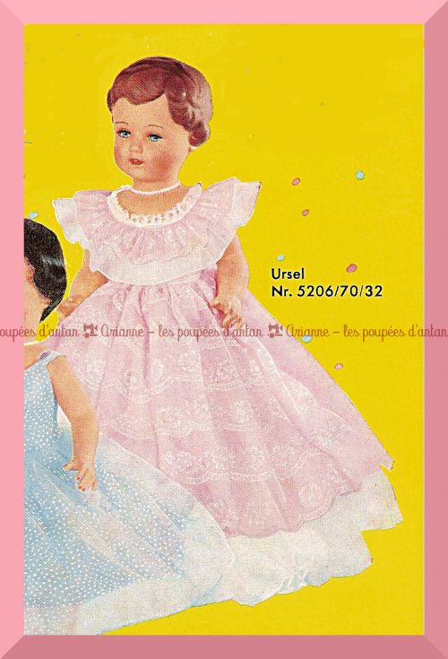 CATALOGUE SCHILDKRÖT DE 1959 – URSEL EN ROBE DE FÊTE