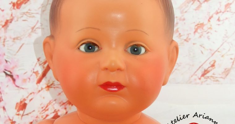 Clinique des poupées, restauration d’un baigneur Jacky en celluloïd