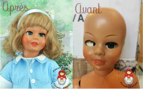 Clinique de poupées – la restauration de la poupée Liz Bonomi