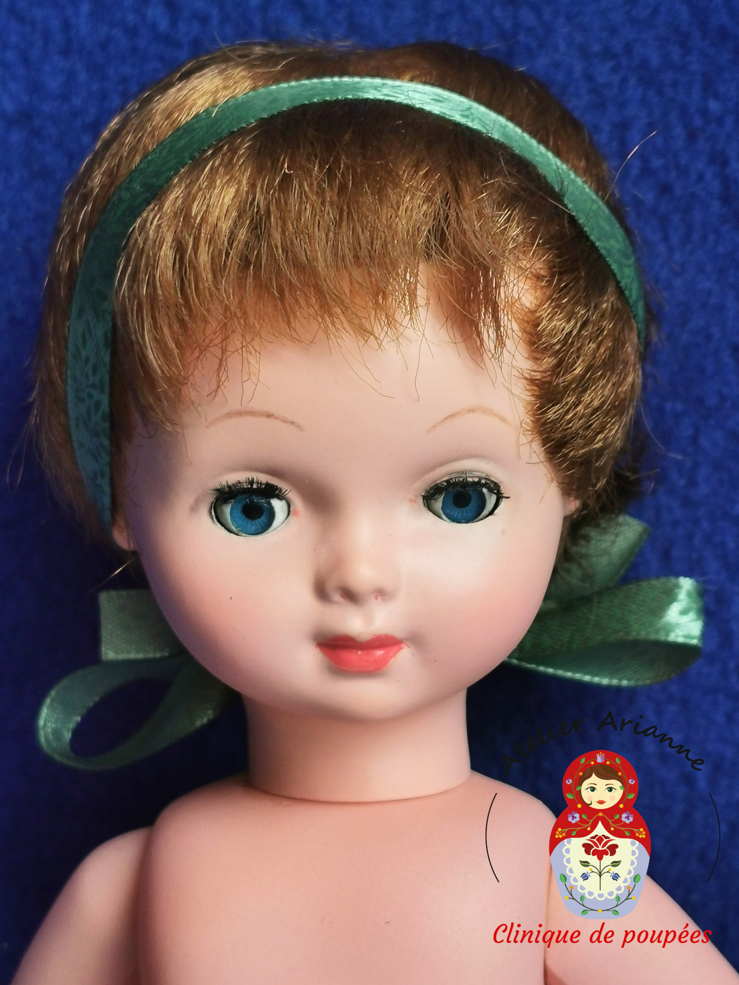 Atelier Arianne- Clinique de poupées- Restauration poupée Bella .
