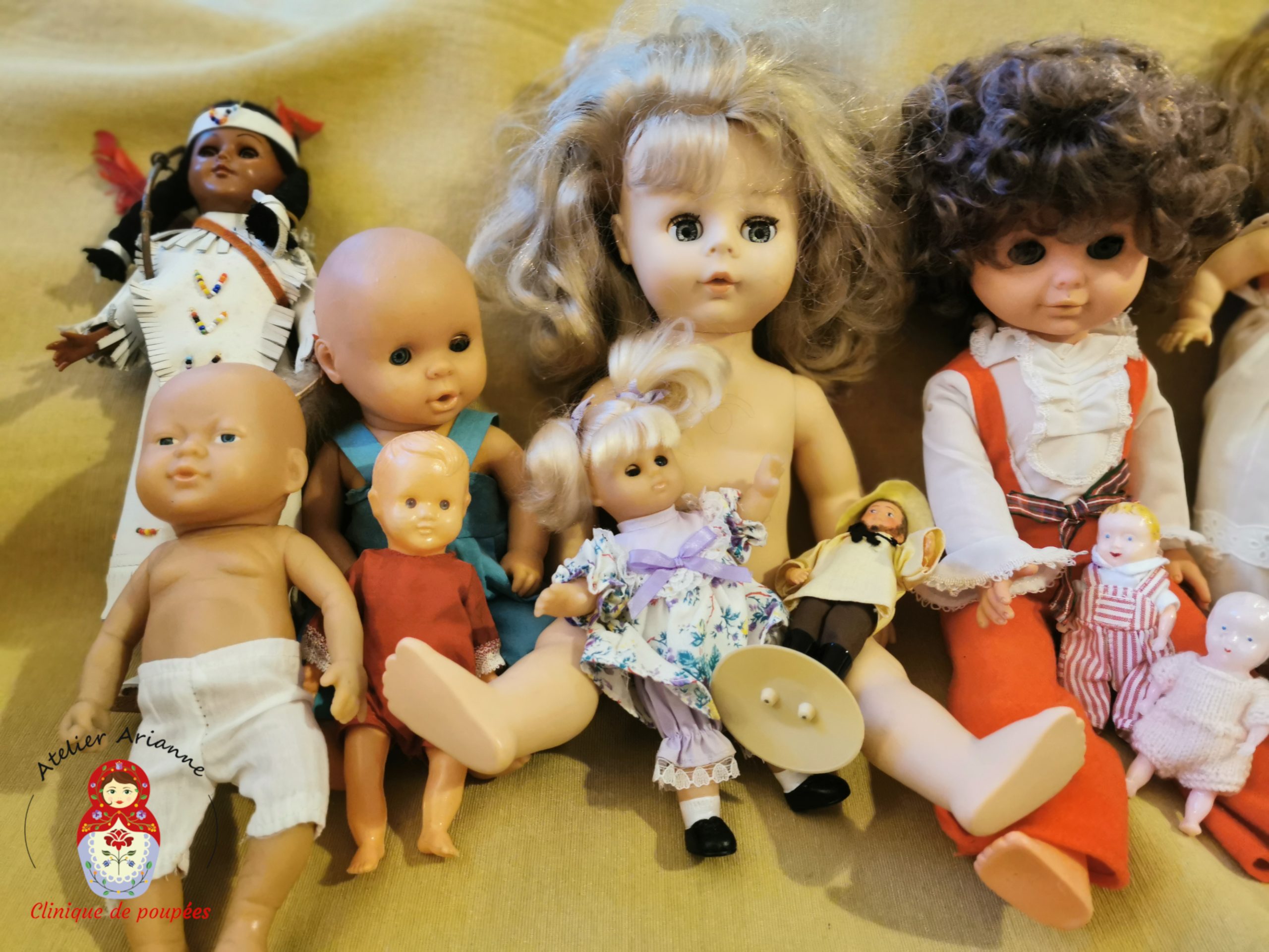 Atelier Arianne-clinque de poupées- Don de Danièle