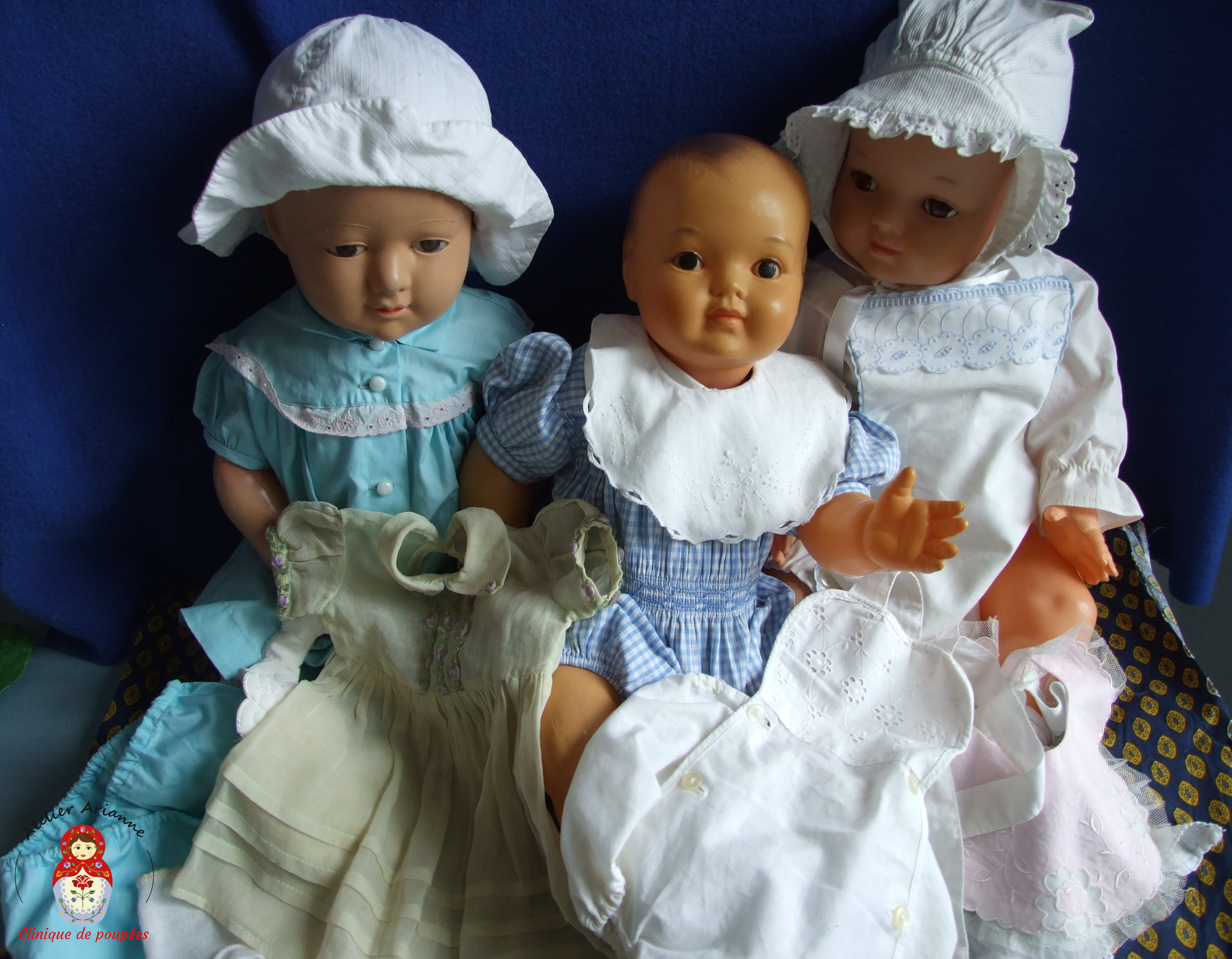 Arianne musée de poupées- Don de baigneurs anciens.