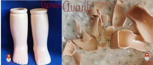 Atelier Arianne-Clinique de poupées- Restauration poupée en porcelaine.