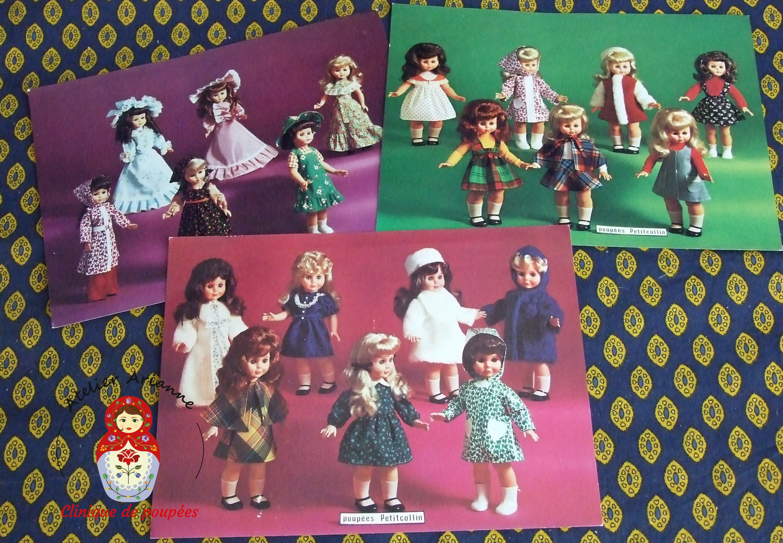 Cadeaux pour notre atelier de couture pour nos poupées.