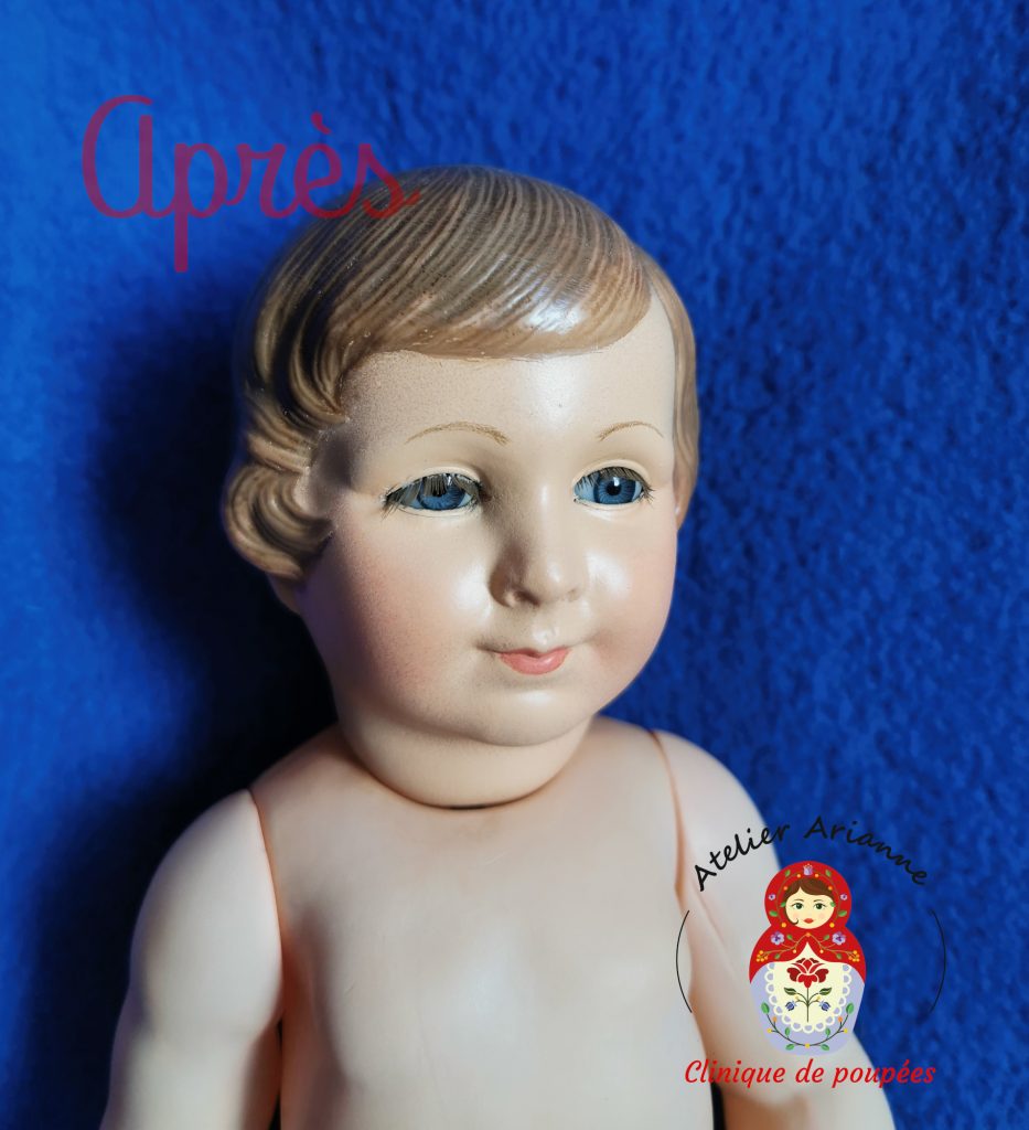 POUPÉE ANCIENNE EN Celluloïd Petit Colin de 27cm Niçoise EUR 6,00 - FR