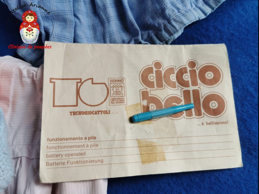 Atelier Arianne - musée des poupées, poupée Ciccio Bello