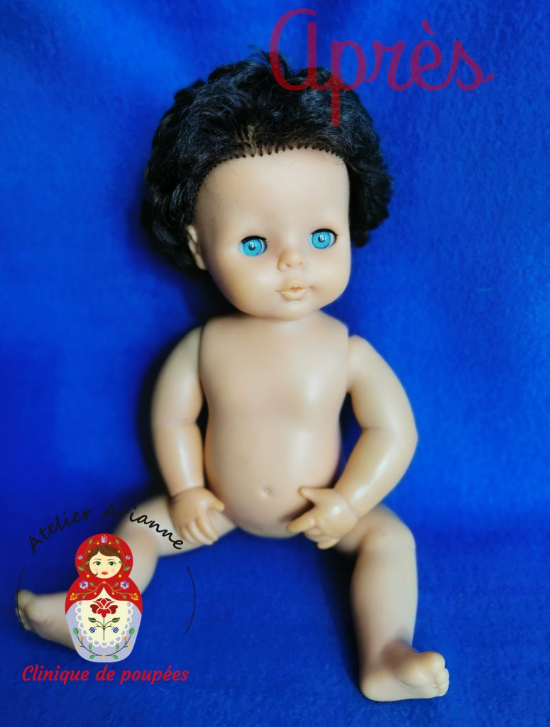 Réparation des yeux de la poupée Tinnie