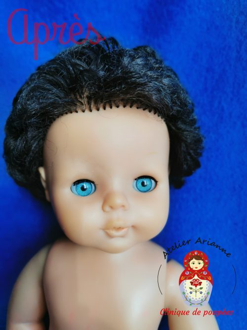 Réparation des yeux de la poupée Tinnie