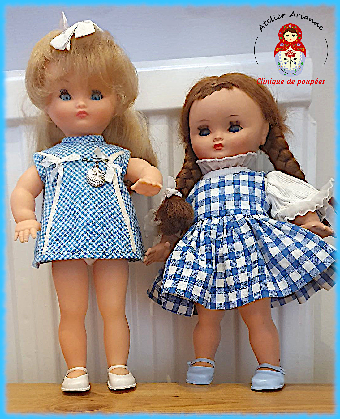 Série : TOUS ENSEMBLE DANS LA VIE DU MUSÉE « Présentation des poupées dans leurs vêtements d’origine » Poupées Bella