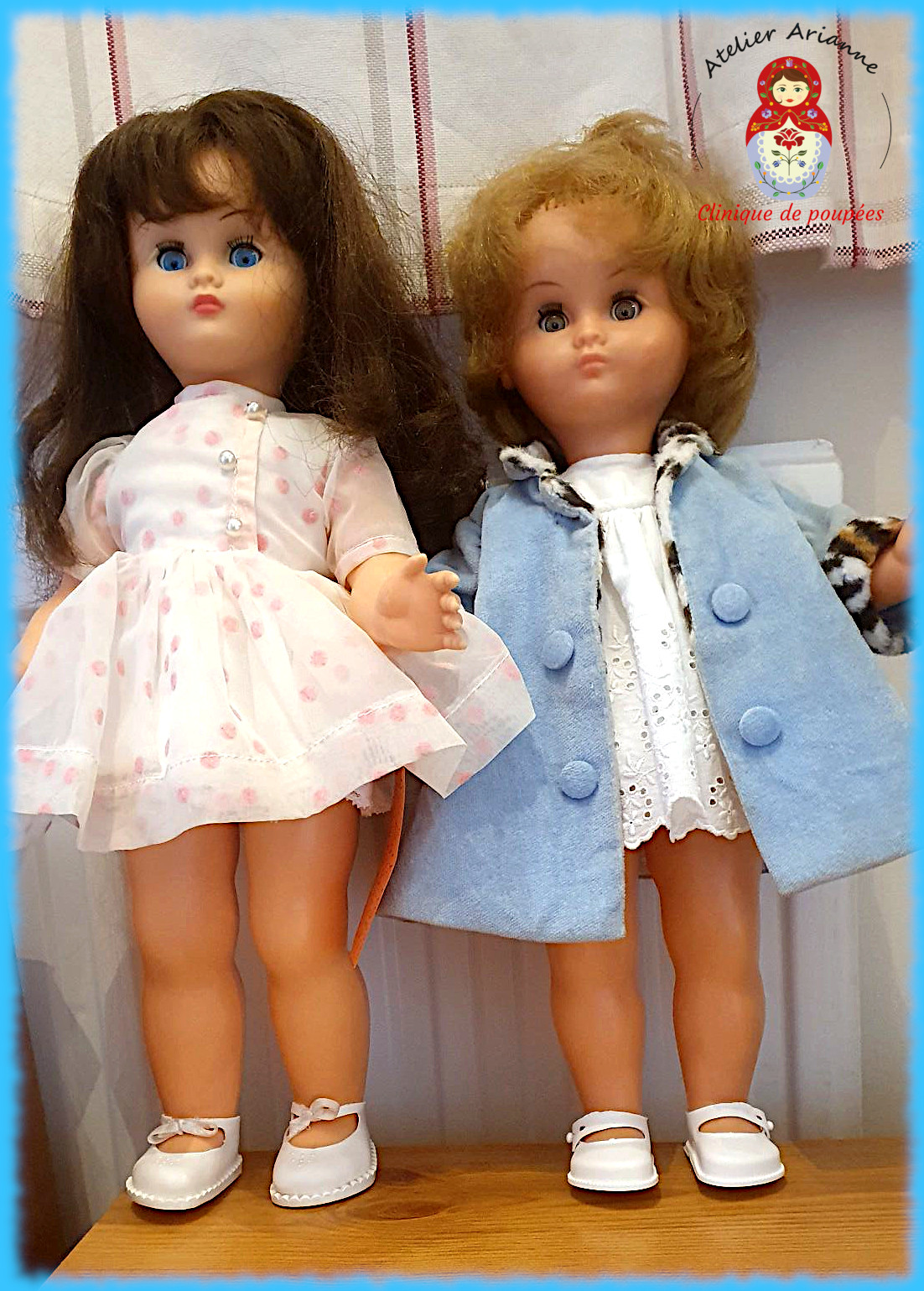 Série : TOUS ENSEMBLE DANS LA VIE DU MUSÉE « Présentation des poupées dans leurs vêtements d’origine » Poupées Bella