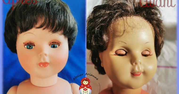 Atelier Arianne- clinique de poupées. Restauration de la poupée B-te SGDG 700C