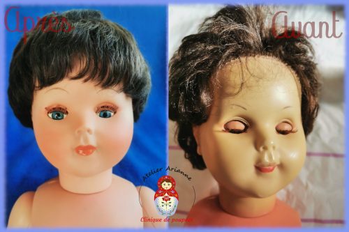 Atelier Arianne- clinique de poupées. Restauration de la poupée B-te SGDG 700C