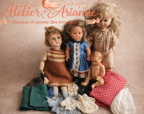 Don de poupées anciennes – Atelier Arianne
