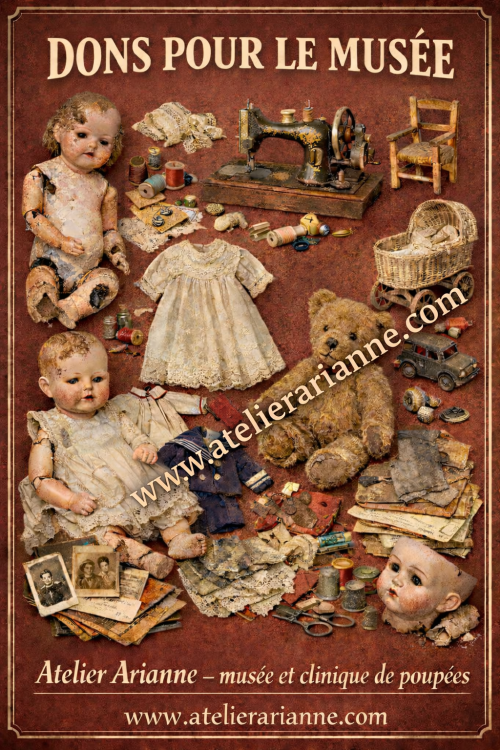 DONS POUR LE MUSÉE de poupées