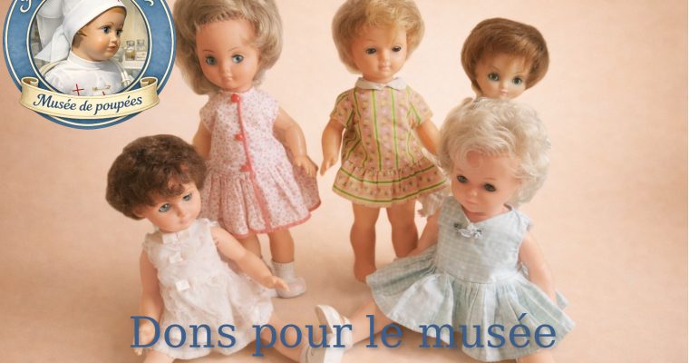 Don de poupées Bella et GéGé (années 1960–1970) – collection et histoire personnelle