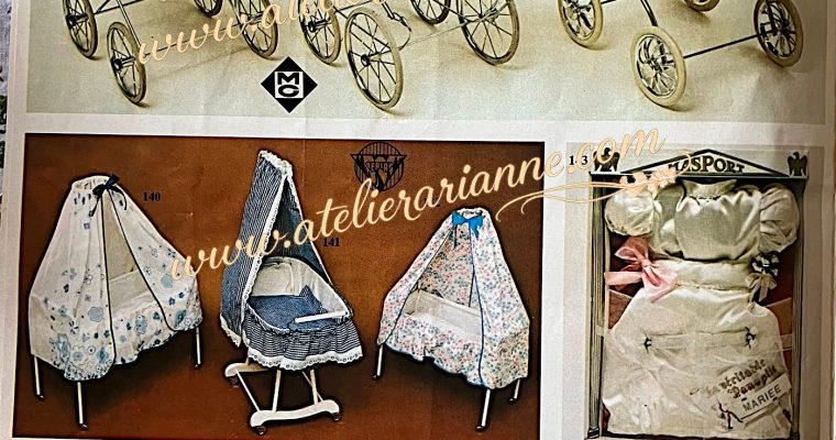 Catalogue Jouets Fêtes 1971 – 3 Suisses : landaux, berceaux et accessoires pour poupées (page 12)