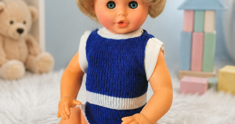 💙 Un don à notre musée : Arnaud, poupon Petitcollin des années 1970 💙