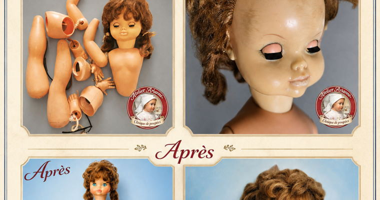 ❤️ Restauration d’une grande poupée de famille mystérieuse ❤️