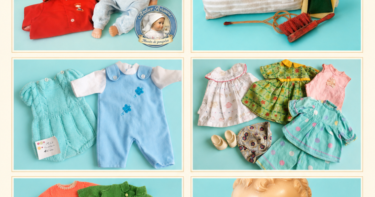 💙 Un don à notre musée : bébé Corolle, baigneur Adonis et vêtements de poupées 💙