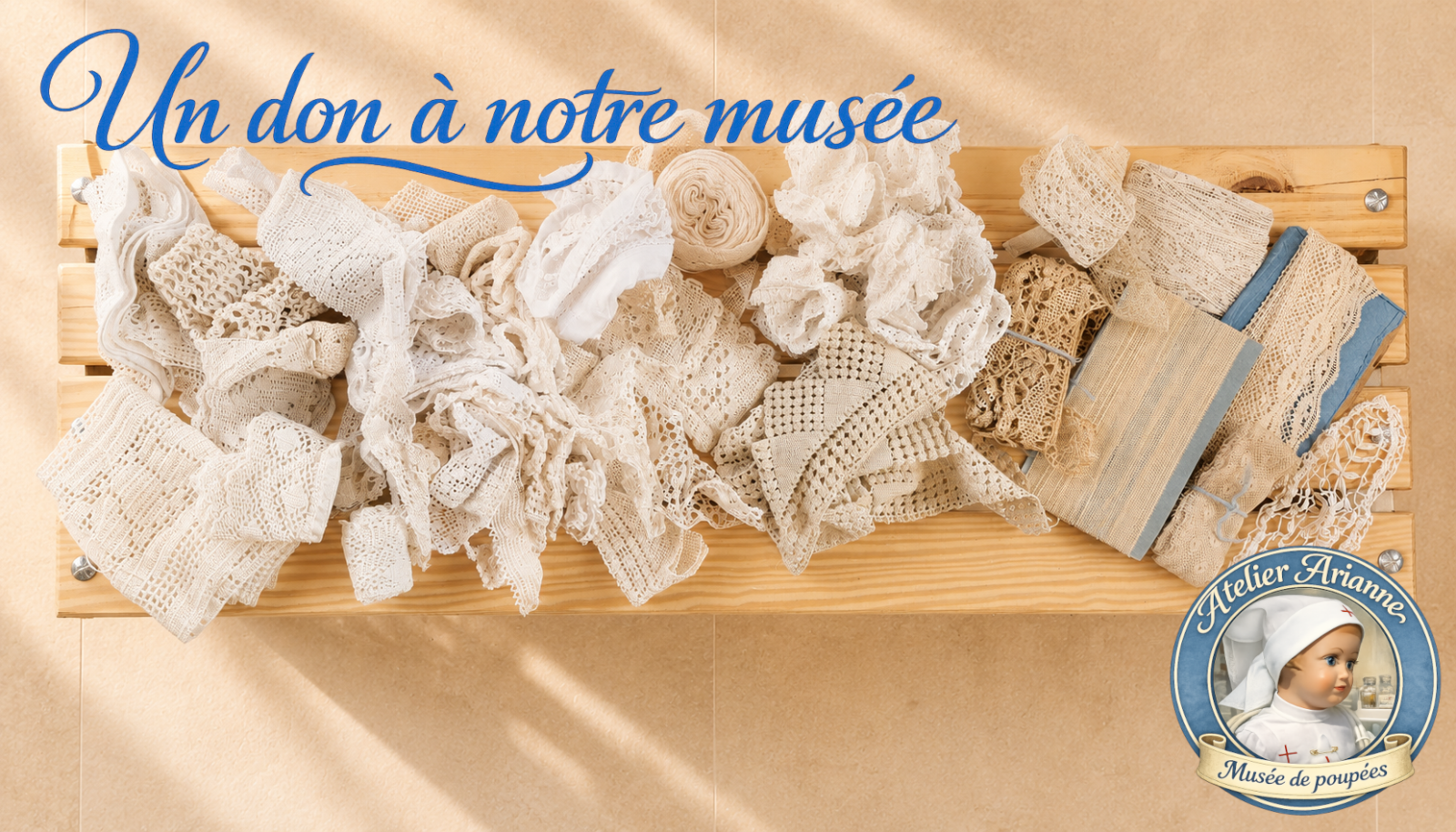 Dans ce don, il y a aussi plusieurs poup&eacute;es mannequins, avec des Barbie et des Cathie.

Certaines auront simplement besoin d&rsquo;un bon nettoyage, d&rsquo;un coiffage et d&rsquo;un peu de remise en ordre. D&rsquo;autres demanderont davantage de travail, mais elles sont toutes int&eacute;ressantes pour le mus&eacute;e, car elles repr&eacute;sentent une autre p&eacute;riode de l&rsquo;histoire des poup&eacute;es : celle des poup&eacute;es mannequins, de la mode miniature et des jeux des ann&eacute;es plus r&eacute;centes.

Elles seront tri&eacute;es, observ&eacute;es, photographi&eacute;es et int&eacute;gr&eacute;es progressivement aux archives du mus&eacute;e.

Doroth&eacute;e &ndash; Atelier Arianne &ndash; clinique et mus&eacute;e de poup&eacute;es