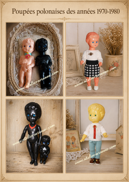 🌿 Tous ensemble dans la vie du musée : poupées polonaises en plastique des années 1970-1980