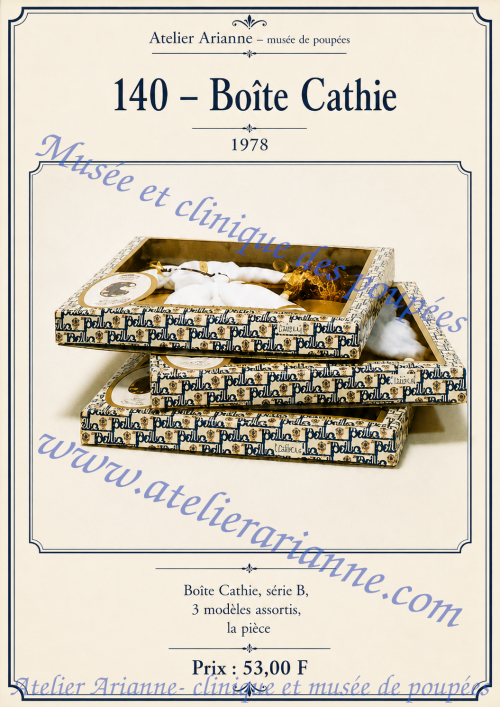 💙 Tous ensemble dans la vie du musée 💙📚 Boîte Cathie de Bella dans un catalogue de poupées de 1978 partagé par Louise