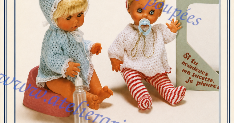 💙 Tous ensemble dans la vie du musée 💙📚 Cicciotto et Coccolino dans un catalogue de poupées de 1978 partagé par Louise