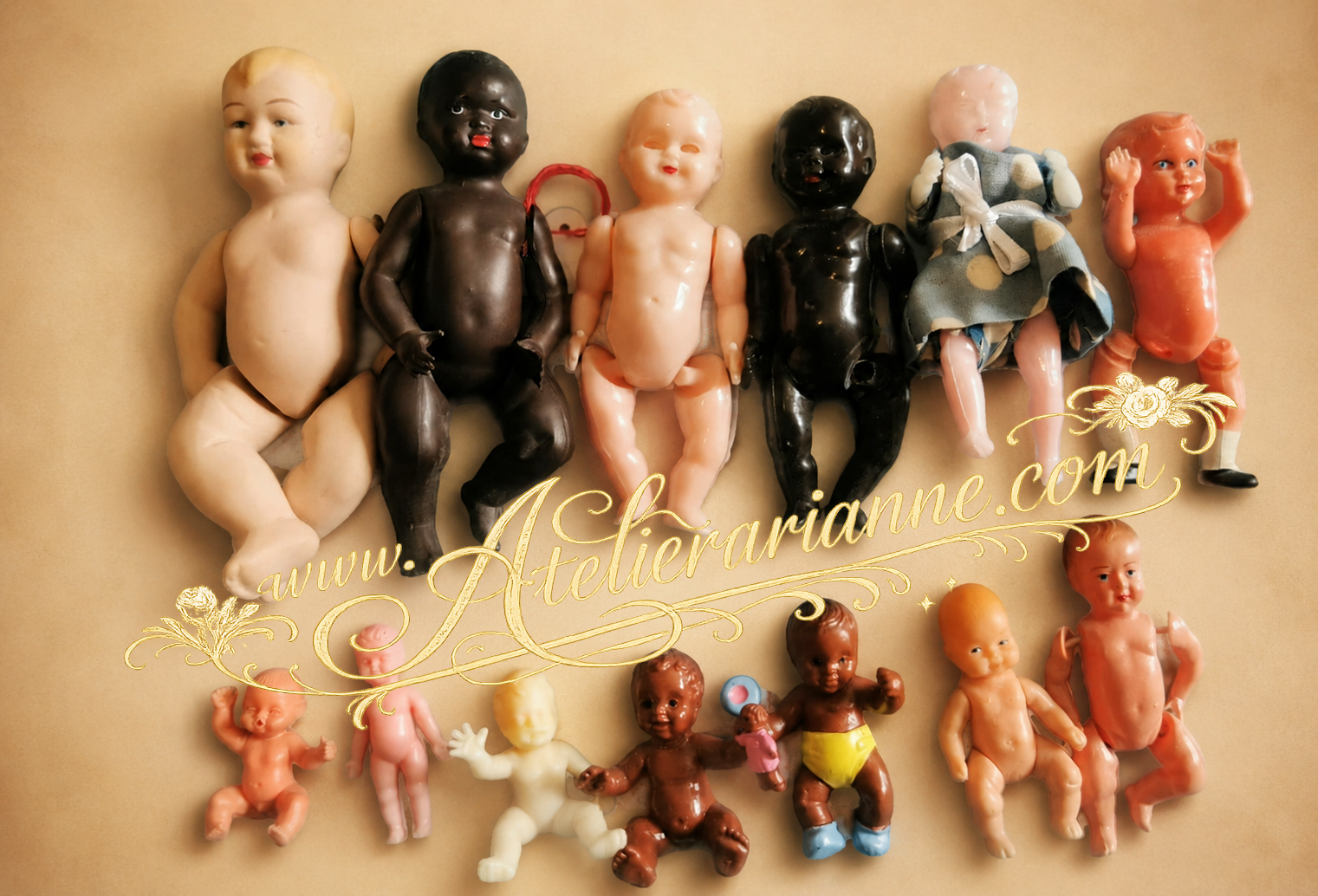 🎁 Dons pour le musée Atelier Arianne : de tout petits baigneurs anciens
