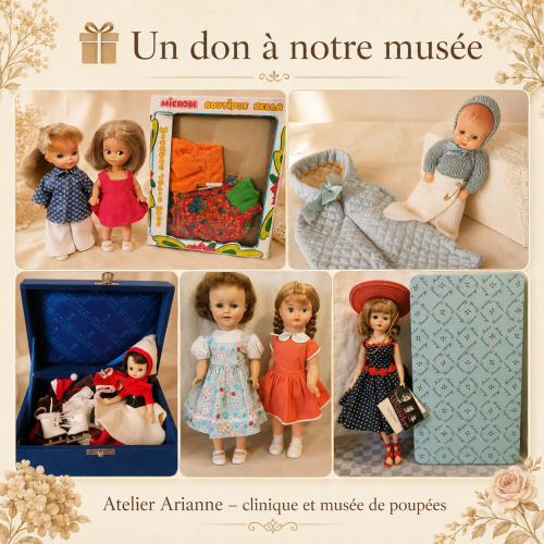 🎁 Un don de poupées au musée Atelier Arianne – Quand les souvenirs trouvent une nouvelle maison