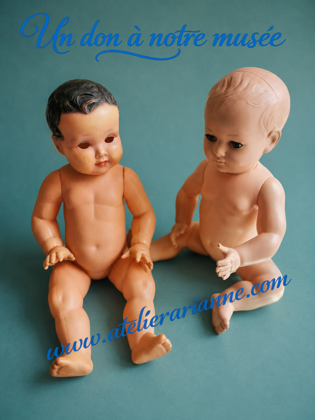Nano de Convert et Petit Colin de Petitcollin 💙

Sur cette photo, deux poupons rejoignent les archives du mus&eacute;e Atelier Arianne.

&Agrave; gauche, Nano de Convert, avec ses cheveux moul&eacute;s fonc&eacute;s.
&Agrave; droite, Petit Colin de Petitcollin, avec ses cheveux moul&eacute;s clairs et son expression douce.

Deux mod&egrave;les fran&ccedil;ais qui t&eacute;moignent de la richesse de la production de poup&eacute;es et poupons anciens, et qui viendront enrichir la documentation du mus&eacute;e 😊

Doroth&eacute;e &ndash; Atelier Arianne &ndash; clinique et mus&eacute;e de poup&eacute;es
