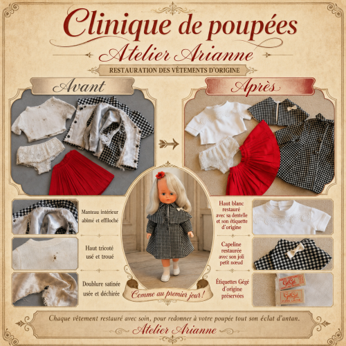 ✨ Clinique de poupées Atelier Arianne ✨