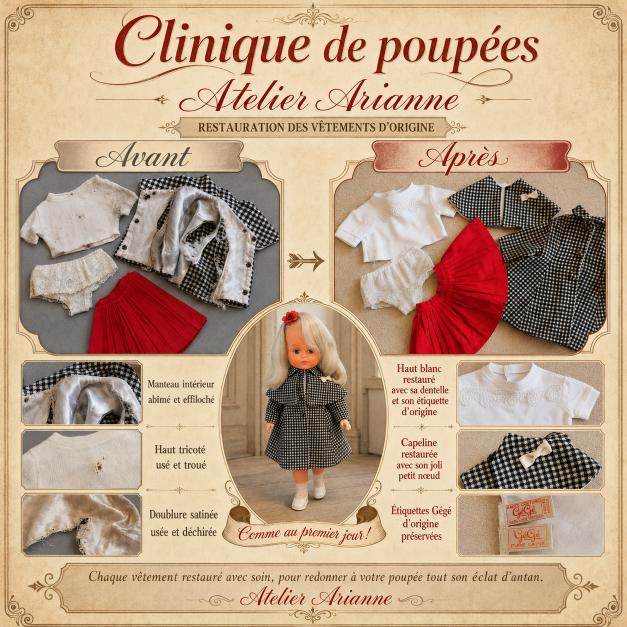 ✨ Clinique de poupées Atelier Arianne ✨