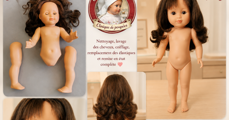 ✨ Restauration d’une poupée Marie-Françoise “Orsay” de Petitcollin ✨