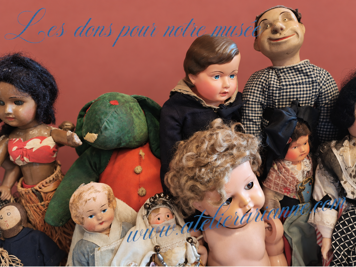 Quelques-uns des visages réunis dans ce don familial.