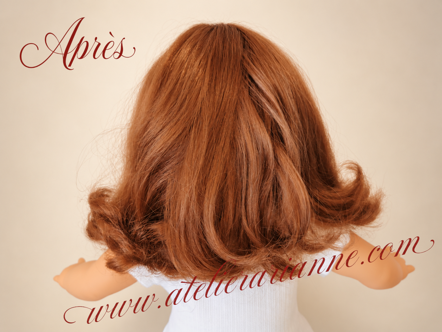 Les cheveux de Myriam ont retrouvé leur forme.