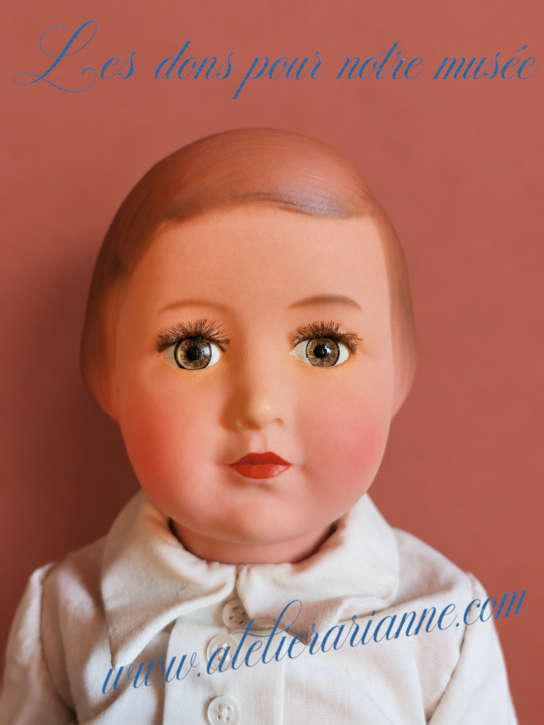 Le visage de Françoise photographié avant son inventaire détaillé.
