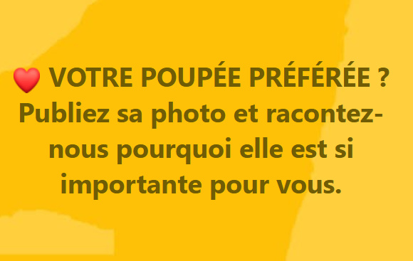Quelle est votre poupée préférée ?